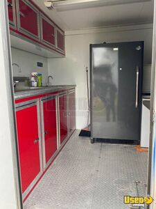 2014 Coffee-espresso And Shaved Ice Concession Trailer Beverage - Coffee Trailer Deep Freezer Texas for Sale