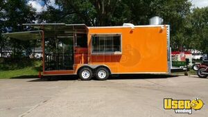 2014 Concession Food Trailer Stainless Steel Wall Covers Minnesota for Sale