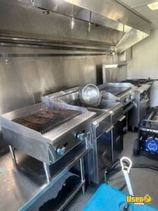 2014 Concession Kitchen Food Trailer Stainless Steel Wall Covers Illinois for Sale