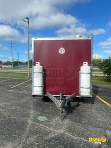 2014 Concession Kitchen Food Trailer Stainless Steel Wall Covers Illinois for Sale
