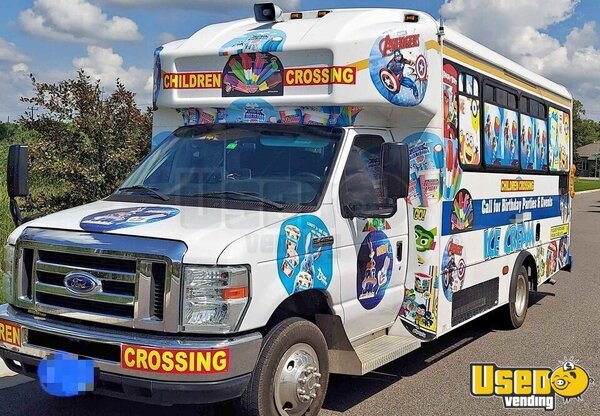 2014 E-450 Ice Cream Truck Ice Cream Truck Florida Gas Engine for Sale