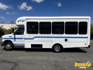 2014 E350 Non-cdl Wheelchair Shuttle Bus Shuttle Bus Exterior Lighting New York Gas Engine for Sale