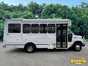 2014 E450 Shuttle Bus Interior Lighting New York Gas Engine for Sale