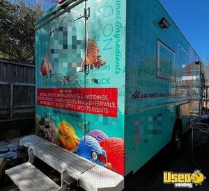 2014 F59 Step Van Ice Cream Truck Ice Cream Truck Concession Window Texas Gas Engine for Sale