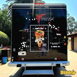 2014 F59 Step Van Pizza Truck Pizza Food Truck Upright Freezer California Gas Engine for Sale