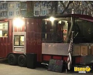 2014 Food Concession Trailer Kitchen Food Trailer Refrigerator Texas for Sale