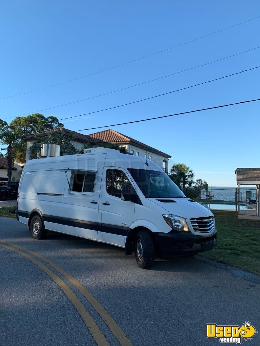 Diesel Mercedes Freightliner Sprinter 2500 Loaded Food Truck For Sale In Florida New Kitchen