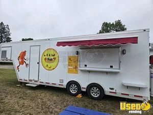 2014 Gooseneck Kitchen Food Trailer Air Conditioning Wisconsin for Sale