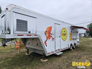 2014 Gooseneck Kitchen Food Trailer Concession Window Wisconsin for Sale