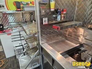 2014 Gooseneck Kitchen Food Trailer Triple Sink Wisconsin for Sale