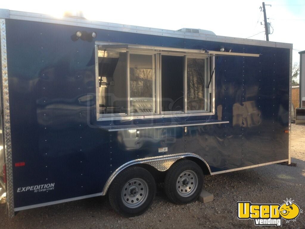 2014 Concession Trailer for Sale in Texas Used Food Trailer Mobile