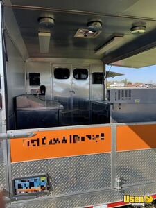 2014 Kitchen Trailer Kitchen Food Trailer Diamond Plated Aluminum Flooring North Dakota for Sale