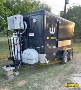 2014 Kitchen Trailer Kitchen Food Trailer Exterior Customer Counter Texas for Sale