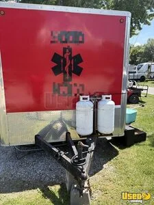 2014 Kitchen Trailer Kitchen Food Trailer Prep Station Cooler Michigan for Sale