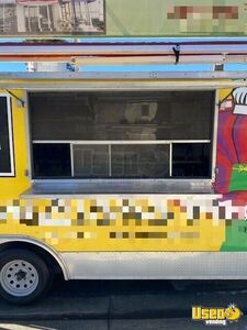 2014 Mobile Kitchen Food Trailer With Porch Kitchen Food Trailer Stainless Steel Wall Covers California for Sale