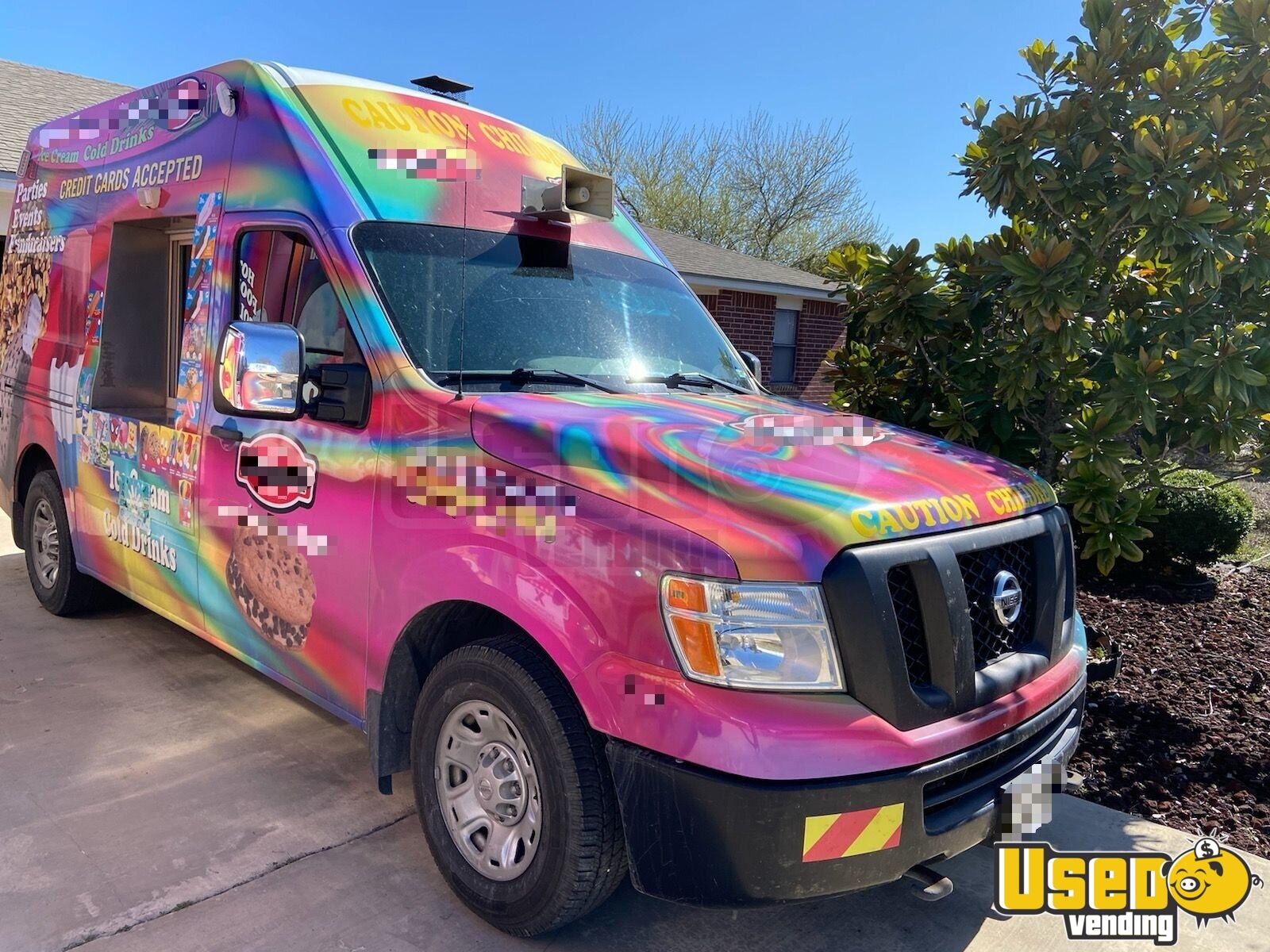 Totally Rebuilt 2014 Nissan NV 2500 HD Ice Cream Truck Turnkey