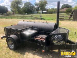 2014 Open Barbecue Smoker Trailer Open Bbq Smoker Trailer Stovetop Texas for Sale