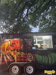 Turnkey - 2014 8' x 14' Pizza Food Concession Trailer Mobile Vending Unit for Sale in Texas!