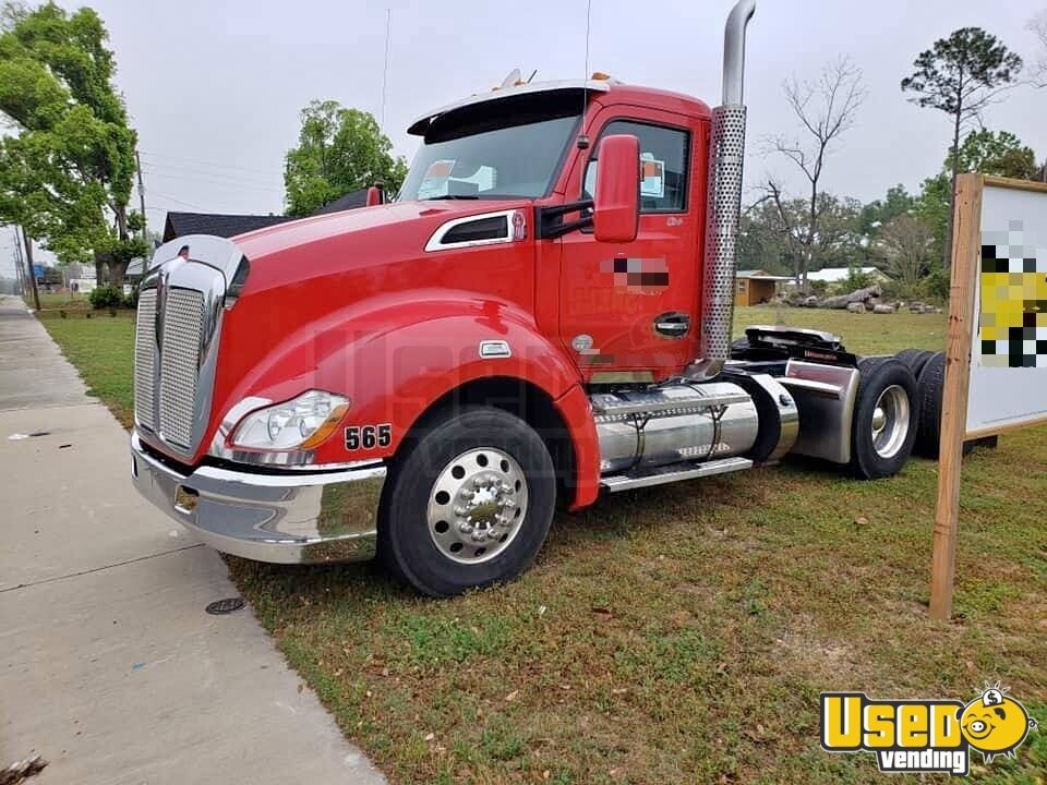 2014 Kenworth T680 Day Cab Semi Truck Dual Exhaust 450 Cummins Isx For Sale In Florida
