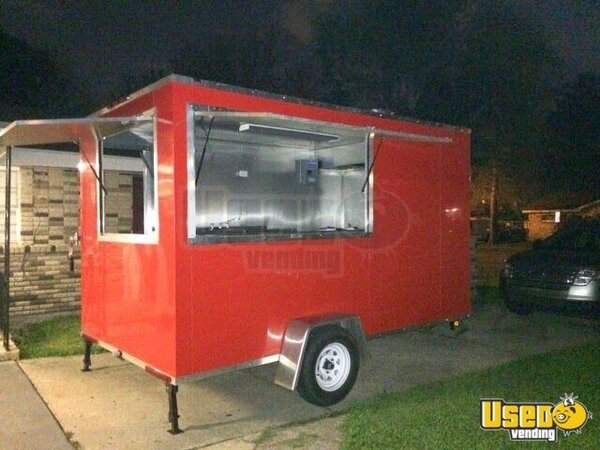 2014 Trailer Kitchen Food Trailer Diamond Plated Aluminum Flooring Louisiana for Sale