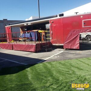 2014 Usc Beverage Concession Trailer Beverage - Coffee Trailer Air Conditioning California Gas Engine for Sale