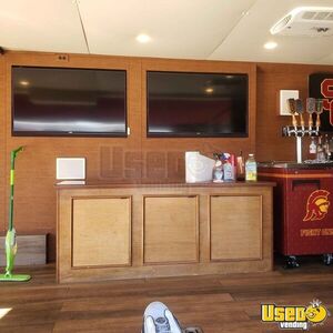 2014 Usc Beverage Concession Trailer Beverage - Coffee Trailer Awning California Gas Engine for Sale