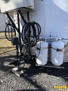 2014 White 07000 2 Axle Kitchen Food Trailer Concession Window New Jersey for Sale