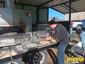 2014 Wood-fired Pizza Concession Trailer Pizza Trailer Stainless Steel Wall Covers Colorado for Sale