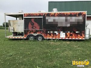 2014 Worldwide Trailer Mk262-8 Barbecue Food Trailer Michigan for Sale