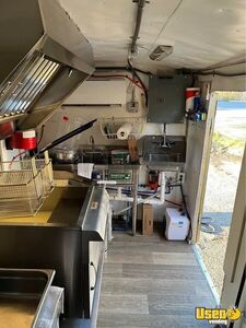 2015 5x10 Kitchen Food Trailer Diamond Plated Aluminum Flooring Virginia for Sale