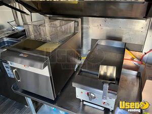 2015 5x10 Kitchen Food Trailer Stainless Steel Wall Covers Virginia for Sale