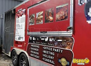 2015 Barbecue Concession Trailer Barbecue Food Trailer Spare Tire Oklahoma for Sale