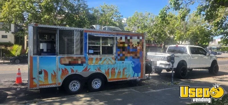 2015 Barbecue Trailer Barbecue Food Trailer California for Sale