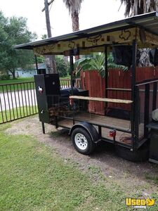 2015 Bbq Pit Concession Trailer Barbecue Food Trailer Electrical Outlets Texas for Sale