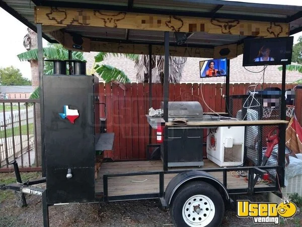 2015 Bbq Pit Trailer Barbecue Food Trailer Texas for Sale