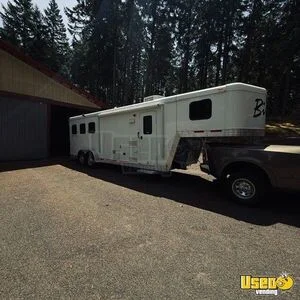 2015 Bison Lt 3-horse Lq Trailer Generator Oregon for Sale