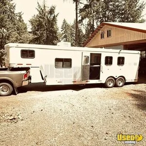 2015 Bison Lt 3-horse Lq Trailer Oregon for Sale