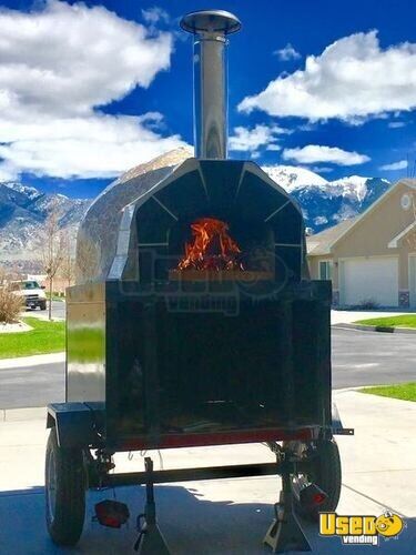 2015 Casa 2g80 Wood-fired Brick Oven Pizza Concession Trailer Pizza Trailer Utah for Sale