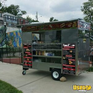 2015 Compact Food Concession Trailer Concession Trailer New Jersey for Sale