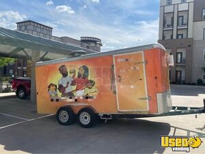 2015 Concession Trailer Kitchen Food Trailer Air Conditioning Texas for Sale