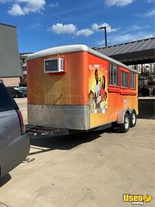 2015 Concession Trailer Kitchen Food Trailer Spare Tire Texas for Sale