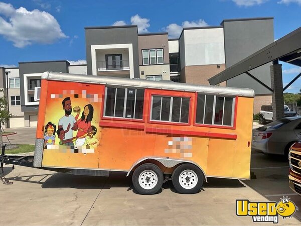 2015 Concession Trailer Kitchen Food Trailer Texas for Sale