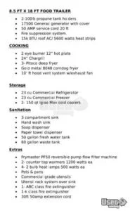 2015 Custom Kitchen Food Trailer Fresh Water Tank Georgia for Sale