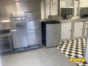 2015 Food Concession Trailer Kitchen Food Trailer Diamond Plated Aluminum Flooring Ontario for Sale
