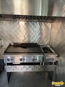 2015 Food Concession Trailer Kitchen Food Trailer Diamond Plated Aluminum Flooring Texas for Sale