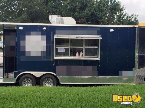 2015 Freedom 22 X 8.5 W/porch Kitchen Food Trailer Texas for Sale