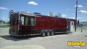 2015 Freedom Trailer 5th Wheel Kitchen Food Trailer Air Conditioning Wyoming for Sale