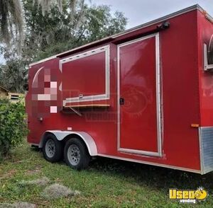 2015 16' Kitchen Food Concession Trailer with Pro Fire System for Sale in Florida!