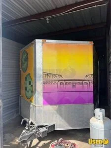 2015 Kitchen Trailer Kitchen Food Trailer Diamond Plated Aluminum Flooring Texas for Sale