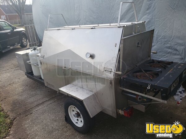 2015 Model 7240gss Open Bbq Smoker Trailer Open Bbq Smoker Trailer Ohio for Sale